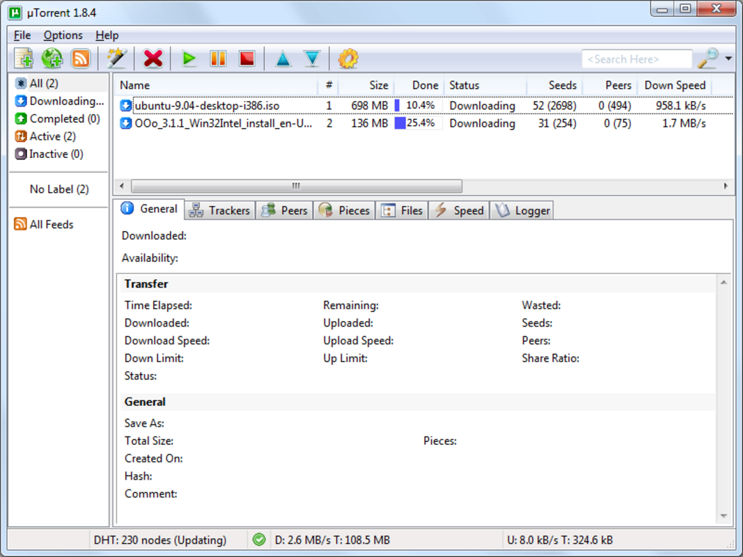 uTorrent Portable 3.5.5.46348 feature