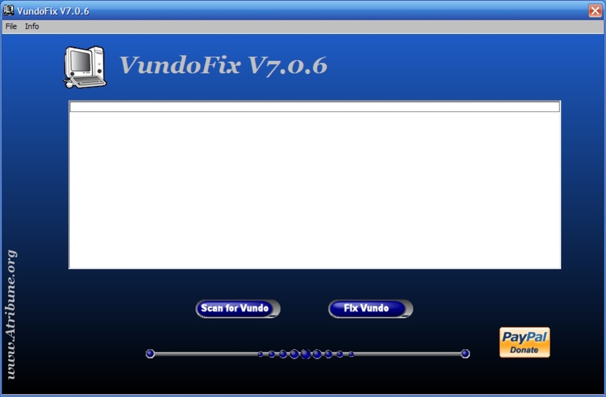 VundoFix 7.0.6 feature