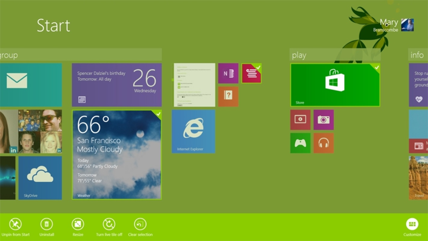 Windows 8.1 Preview 64 bits for Windows Screenshot 1